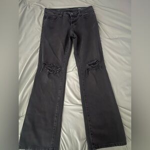 Wild Fable Black Distressed bootcut Jeans